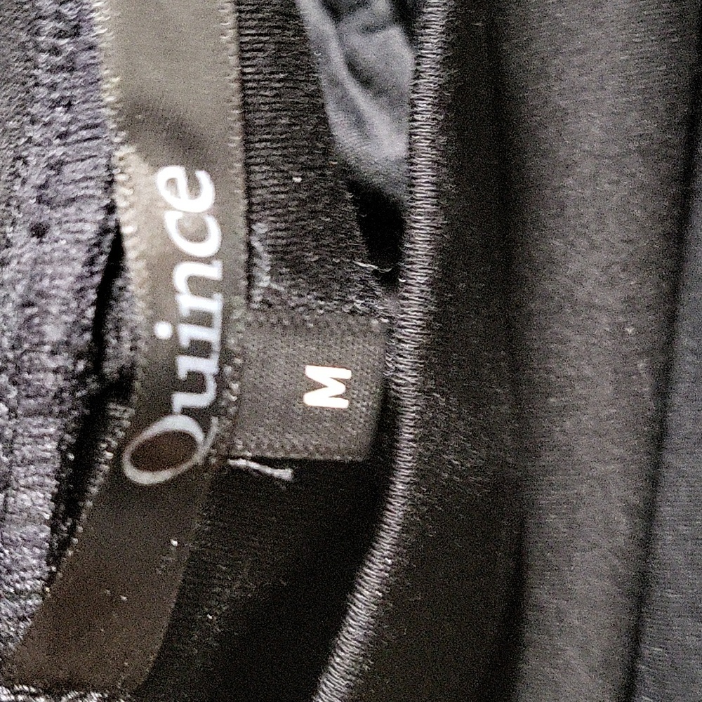 Quince Open Pocket Black Ultra Stretch Pants Numerous Sizes - Picture 9 of 10